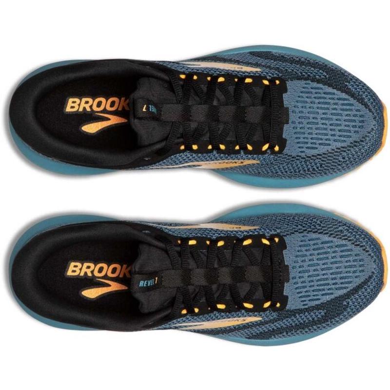 Brooks越野跑鞋缓震透气专业男子跑步训练七代升级版高清大图