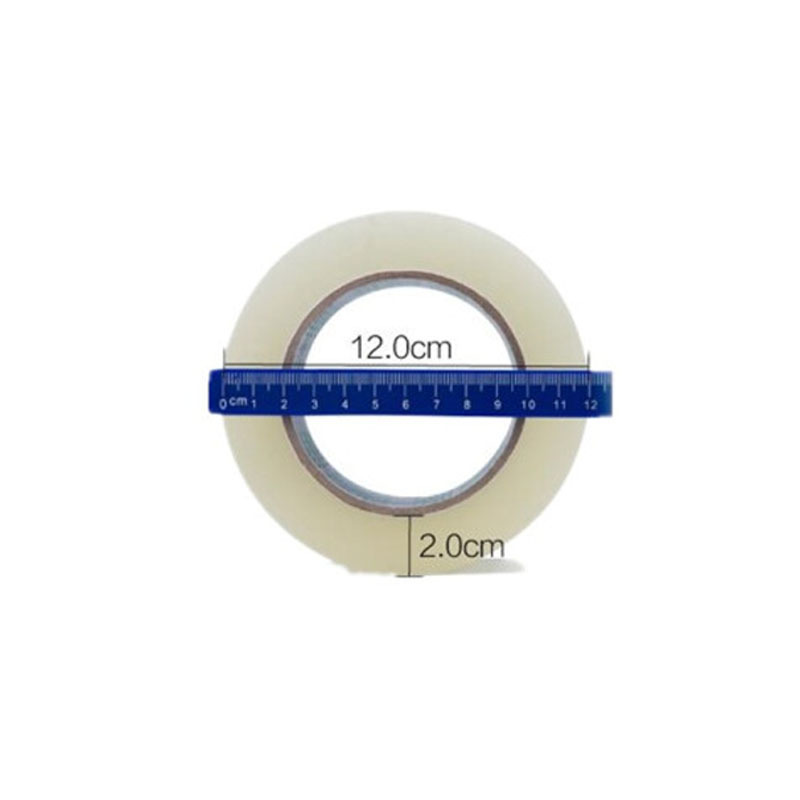 得力30334 透明封箱胶带/打包胶带 60mm*150y(137m/卷) 6卷/筒 办公用品(6筒装36卷)