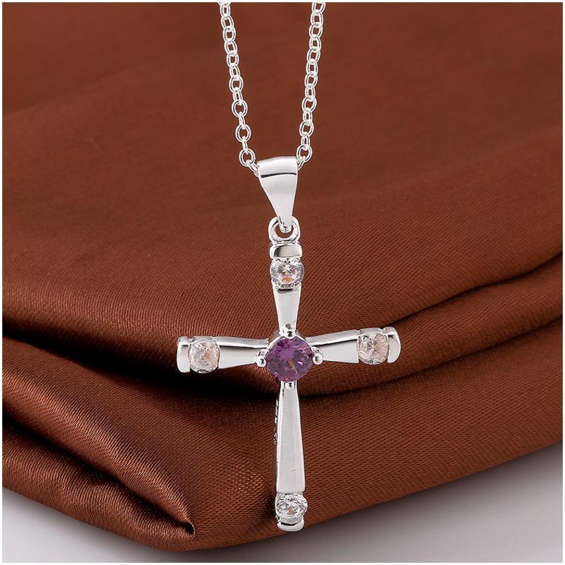 N656 Women Silver Necklace 镀925纯银女项链日韩版锁骨链潮人送女朋友七夕情人节礼物