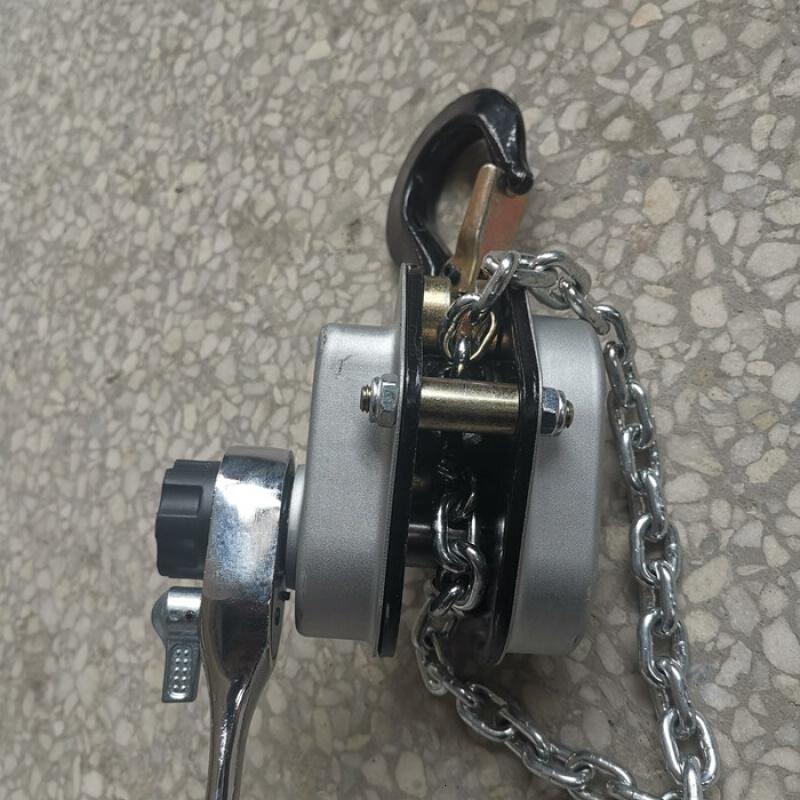 BONJEAN铝合金迷你手扳葫芦便携式紧线器微型链条式手板葫芦电力工具 0.75*1.5米高清大图