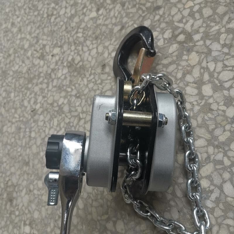BONJEAN铝合金迷你手扳葫芦便携式紧线器微型链条式手板葫芦电力工具 0.75*1.5米图片