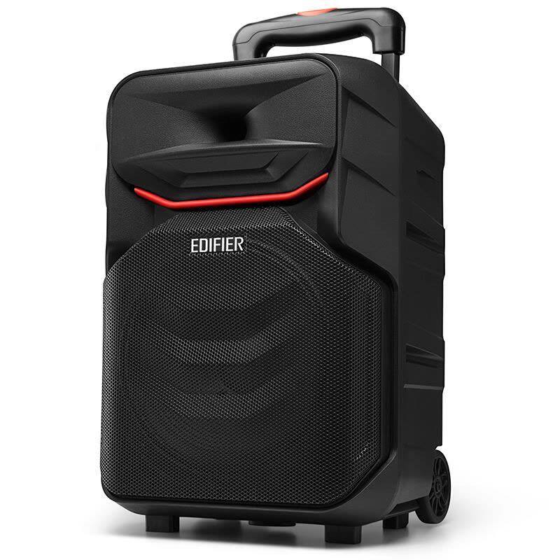 漫步者（EDIFIER）PP308户外移动多媒体音响8英寸广场舞音响蓝牙拉杆音箱户外音响会议音响黑色图片