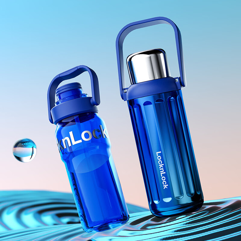 乐扣乐扣(LOCK&LOCK)家用品星光能量提手运动杯壶2件套 LHC6664S1FU