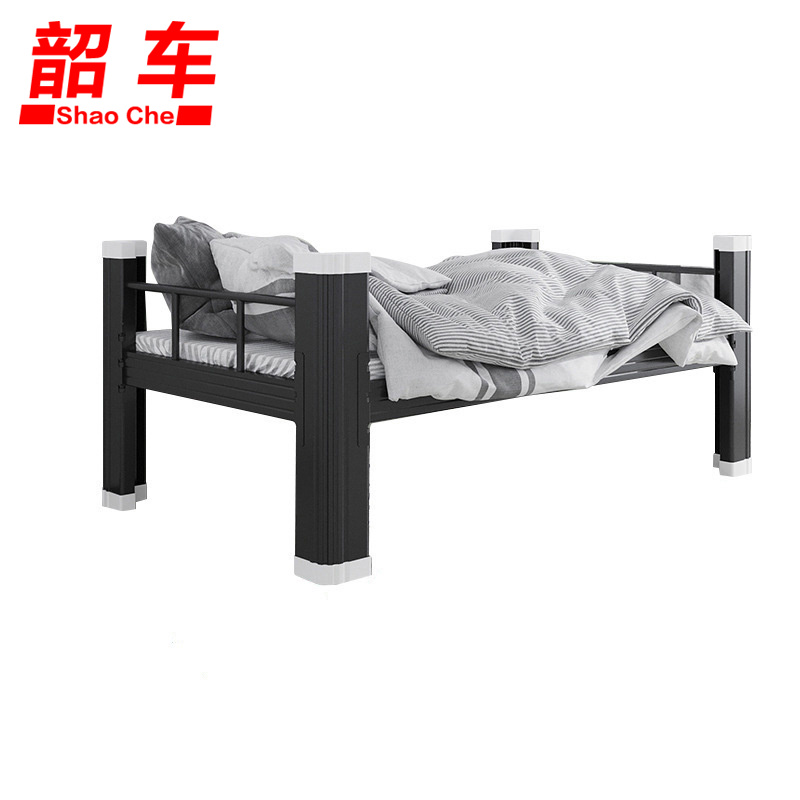 韶车床公寓床0.9m+床垫套高清大图