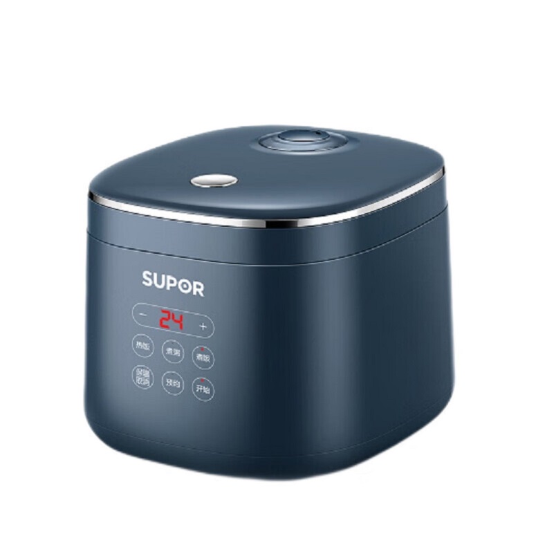 苏泊尔(SUPOR)2L智能迷你型玲珑小电饭锅智能预约小型便携1-3人电饭煲SF20FC45深海蓝高清大图