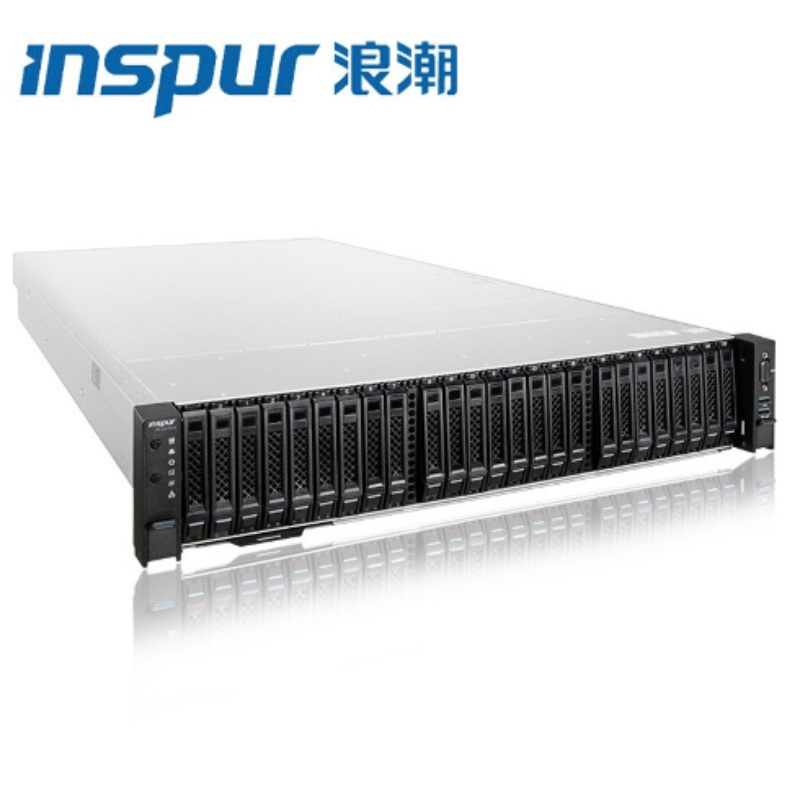 浪潮 2U机架式服务器NF5280 M5(至强4210*2/32G*2/4TB*3/RAID 2GB PM8060/550W*2/双千双万/导轨)