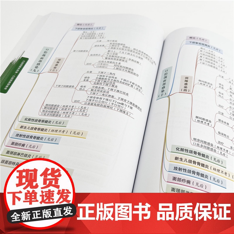 口腔执业(含助理)医师资格考试超级大脑之思维导图 赵庆乐主编,金英杰医学教育研究院组织编写 化学工业出版社高清大图