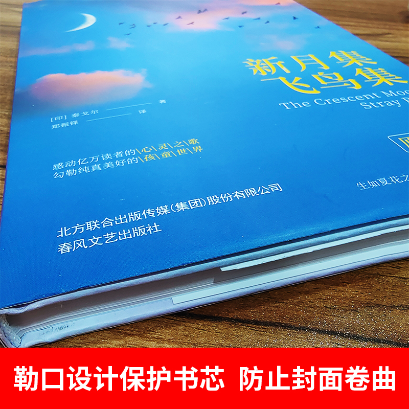 [双语无删减 抖音]飞鸟集+新月集 [正版]飞鸟集泰戈尔诗选全2册 三年级飞鸟集+新月集诗集六年级初中生课外阅读书籍高清大图