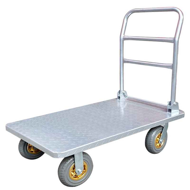 臻远 ZY-RGTC-01 重型折叠平板车手推车搬运车 730mm*460mm 承重200KG