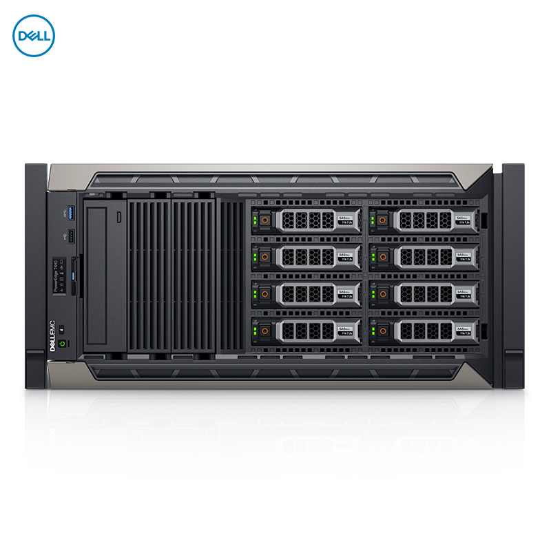 戴尔(DELL)T440塔式工作站银牌4208/8G/2TSAS 7.2K/H330/750W单电 三年