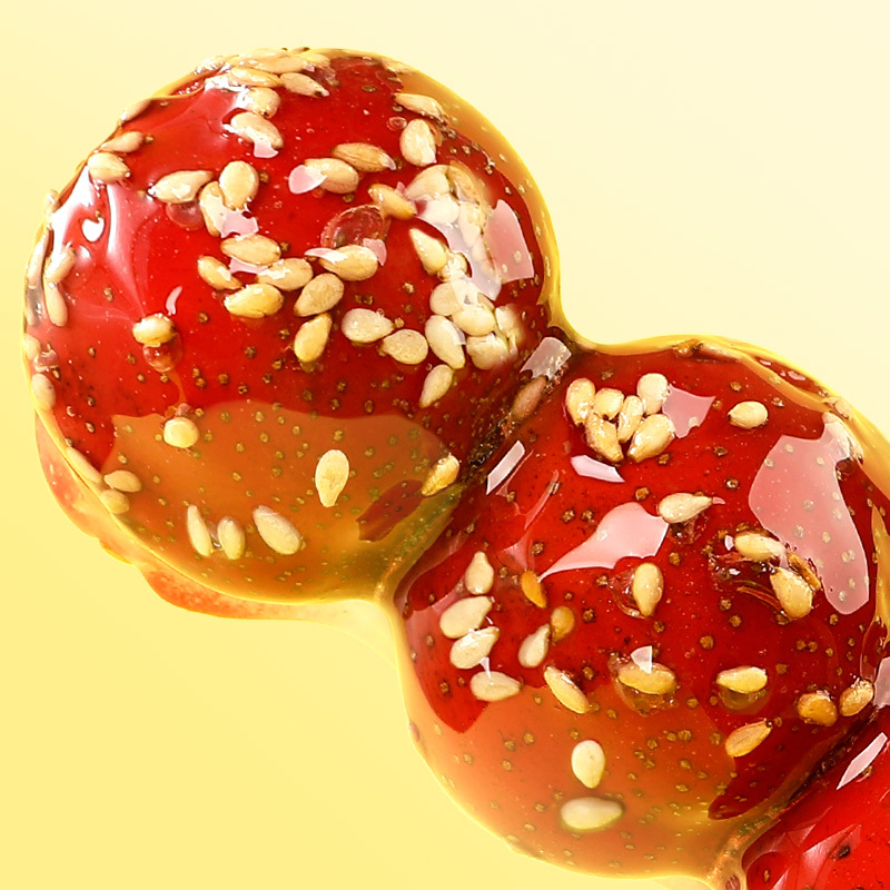 全福德冰糖葫芦山楂芝麻75g视频