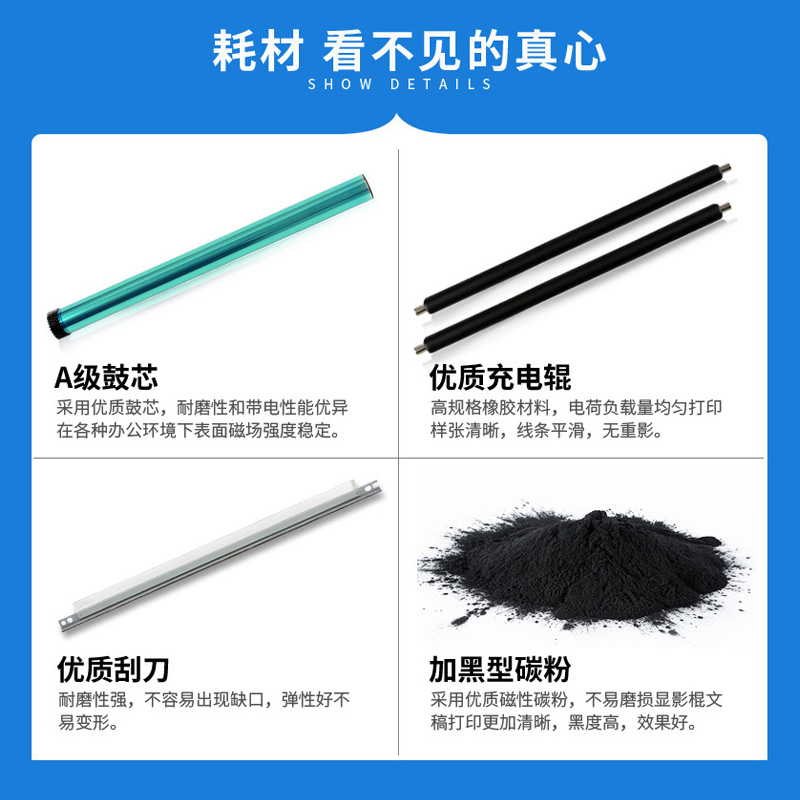 CF247A硒鼓 AR-CF247A 47A黑色 1.4K 带芯片 适用惠普HP M17a w M30a w打印机 黑色高清大图
