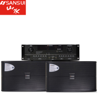 SanSui/山水卡包10吋家庭套装KTV音响 卡包音响加功放组合音箱