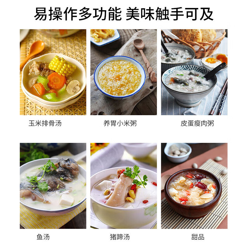 苏泊尔(SUPOR)DG15YC818 1.5L 电炖锅 电炖盅 煲汤锅炖汤锅高清大图