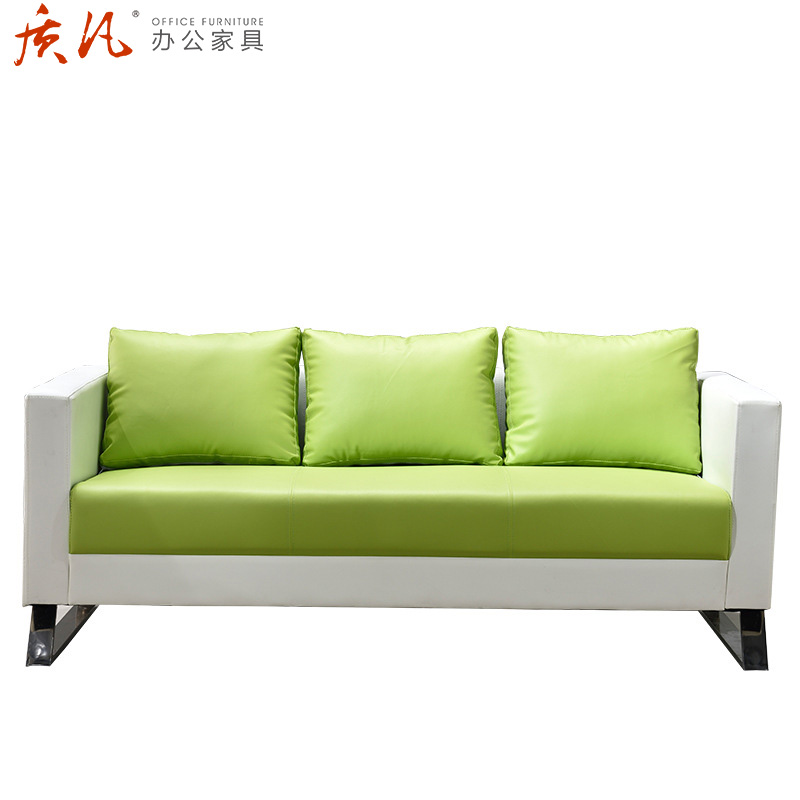质凡办公沙发西皮沙发接待沙发现代简约商务沙发休闲办公沙发组合高清大图