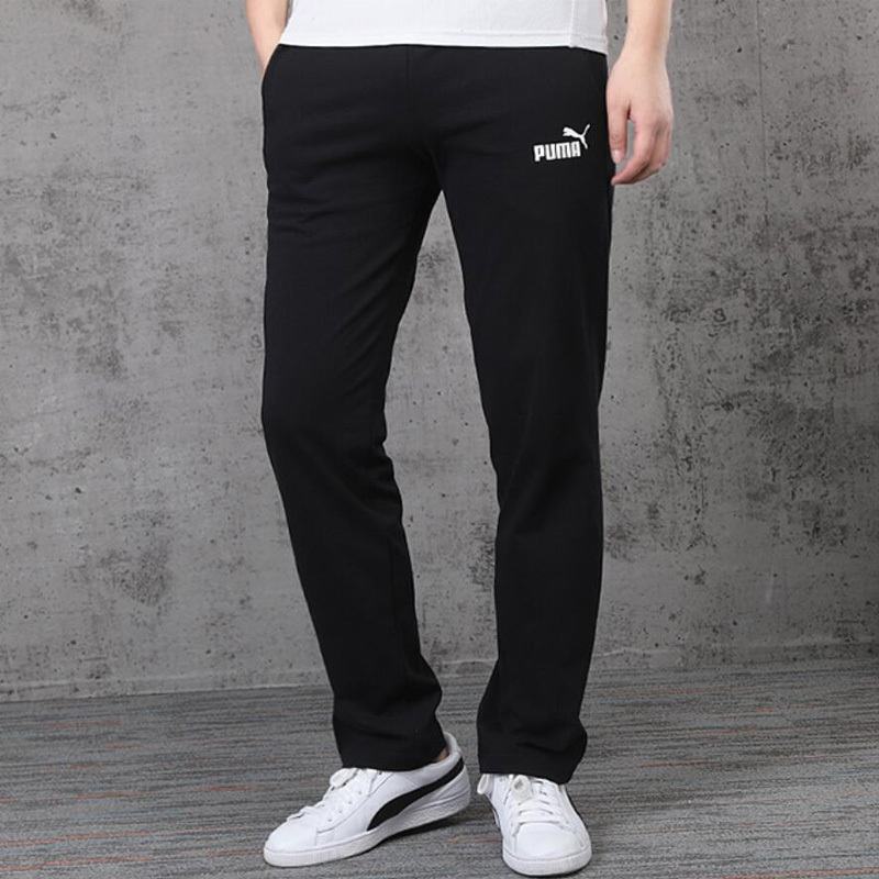 PUMA彪马长裤男2020新款宽松训练运动裤休闲跑步裤 582897 01