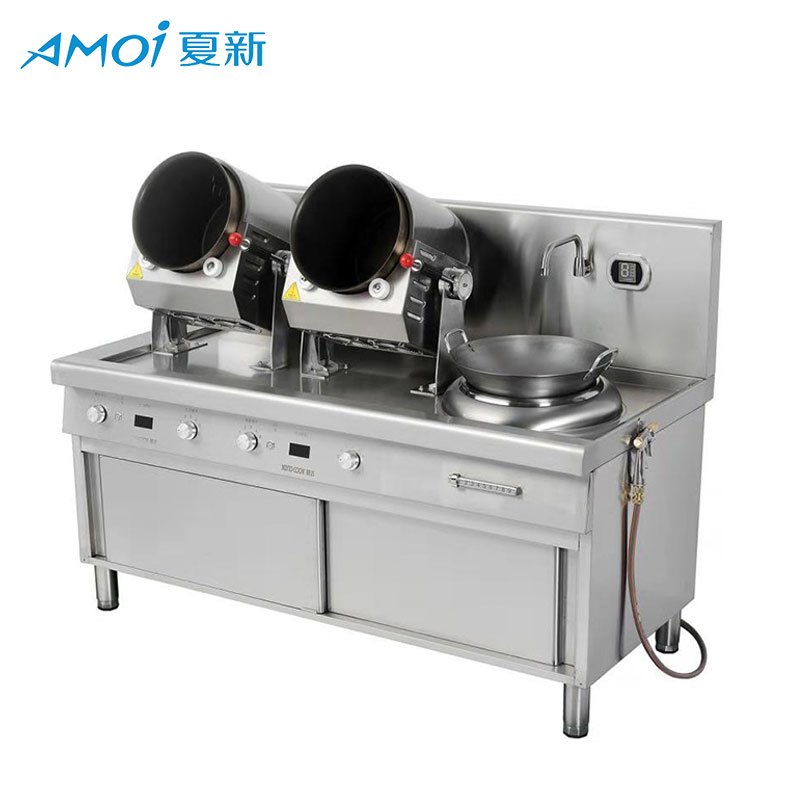 夏新(AMOI)自动炒饭机商用炒菜机器人烹饪机大型智能滚筒炒面炒蛋厨房全自动 G30DCA