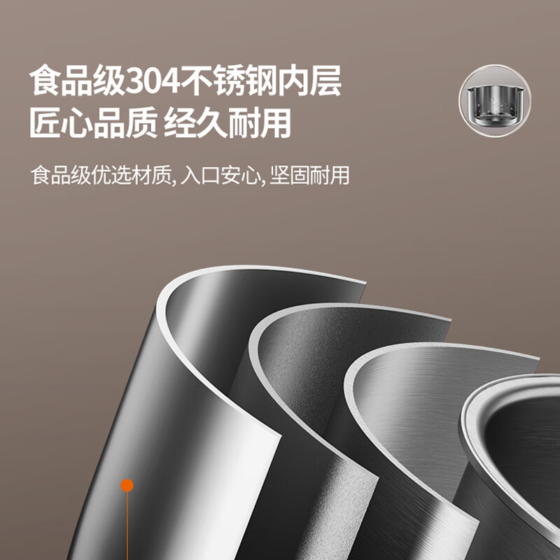 九阳(Joyoung)ZMD安心系列 电压力锅 家用压力煲 电高压锅 一锅双胆 大容量6L Y-60IHS100 6L高清大图