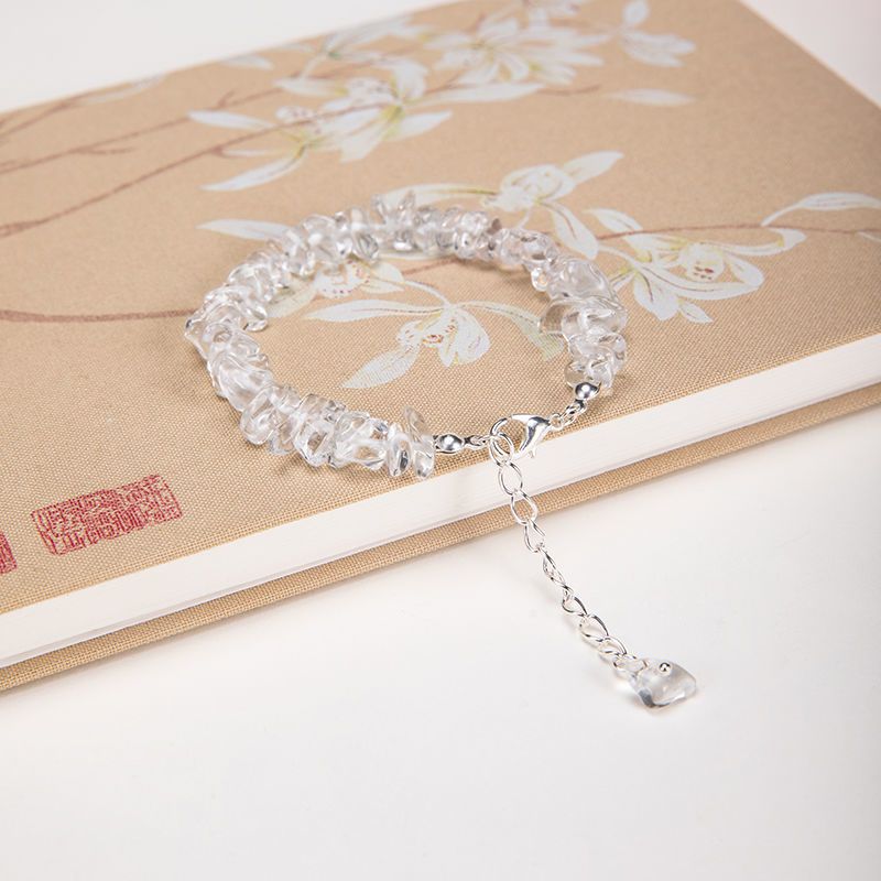 水晶手链女古风流苏超仙清新闺蜜手镯手饰中国风复古宫廷汉服配饰简易