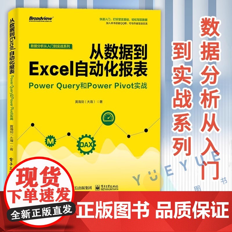 从数据到Excel自动化报表 Power Query和Power Pivot实战 商业智能数据处理Power BI数据分高清大图