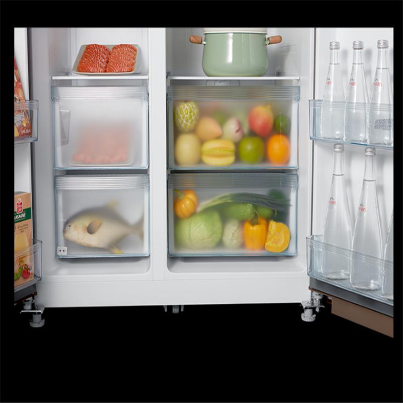 美的(Midea) 美的BCD-552WKPM 风冷无霜变频节能大容量对开门冰箱