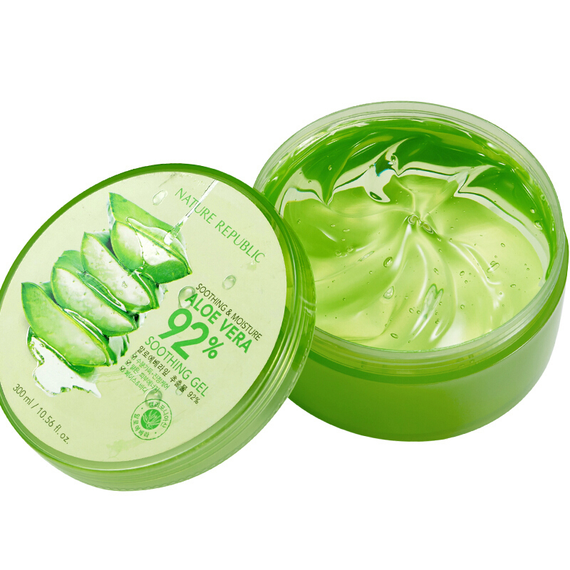 自然共和国 自然乐园 芦荟舒缓保湿凝胶300ml 进口补水保湿舒缓晒后修复面膜 补水利器