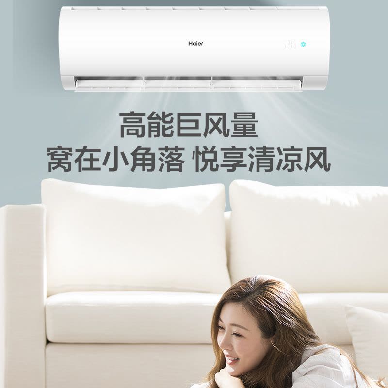 海尔空调2P大挂机 新1级能效 自清洁 节能 省电KFR-50GW/24PAA81U1家用空调套机图片