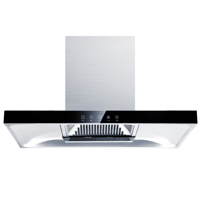 马可波罗mkbl欧式油烟机t型强吸直排大吸力触摸屏抽油烟机易清洁免