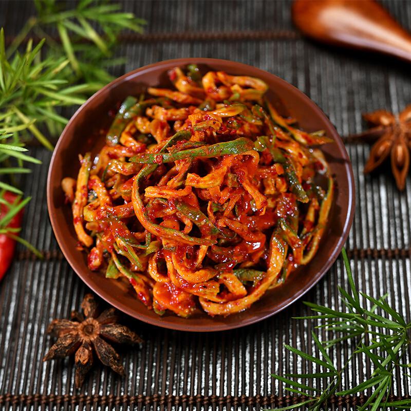 韩国泡菜萝卜条咸菜延边朝鲜族手工腌制萝卜干韩式下饭菜350g