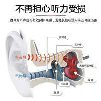 OKSJ E9骨传导耳机 蓝牙耳机无线运动挂耳式【轻巧护耳版】华为苹果小米OPPOvivo魅族手机通用降噪耳麦 久戴不痛
