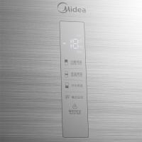 美的（Midea）BCD-261WTGPM 风冷无霜三门冰箱智能家用变频静音 261升冰川银261L