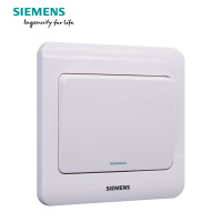 西门子(SIEMENS)开关插座 远景雅白系列一开双控带荧光5TA01141CC1