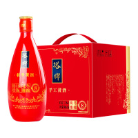 塔牌 绍兴黄酒 八年冬酿花雕酒500ml*6瓶整箱礼盒送人送礼喜庆加饭酒半干型