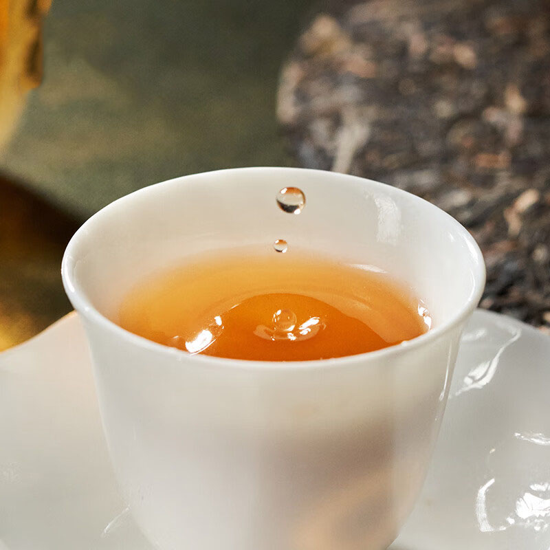 大益 普洱茶 峰峦叠翠(生茶)礼盒 生茶礼盒357g*1盒高清大图