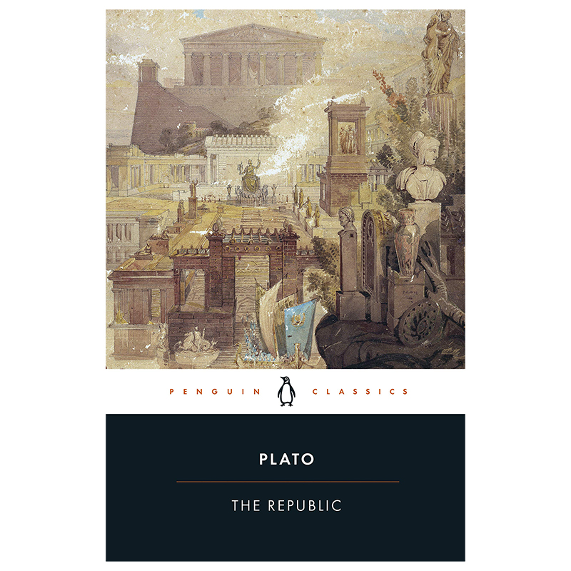 [正版]理想国 英文原版 The Republic 柏拉图传世名作 Plato 经典哲学名著 搭柏拉图对话录 亚里士多高清大图