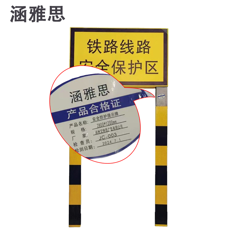涵雅思安全防护提示牌2800*1200mm个高清大图