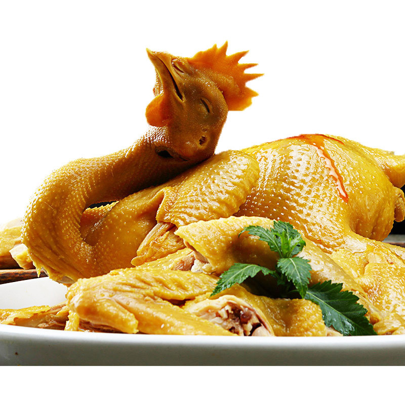 吖香记盐焗鸡广东梅州特产正宗手撕鸡500g整只熟食即食真空卤味下酒菜