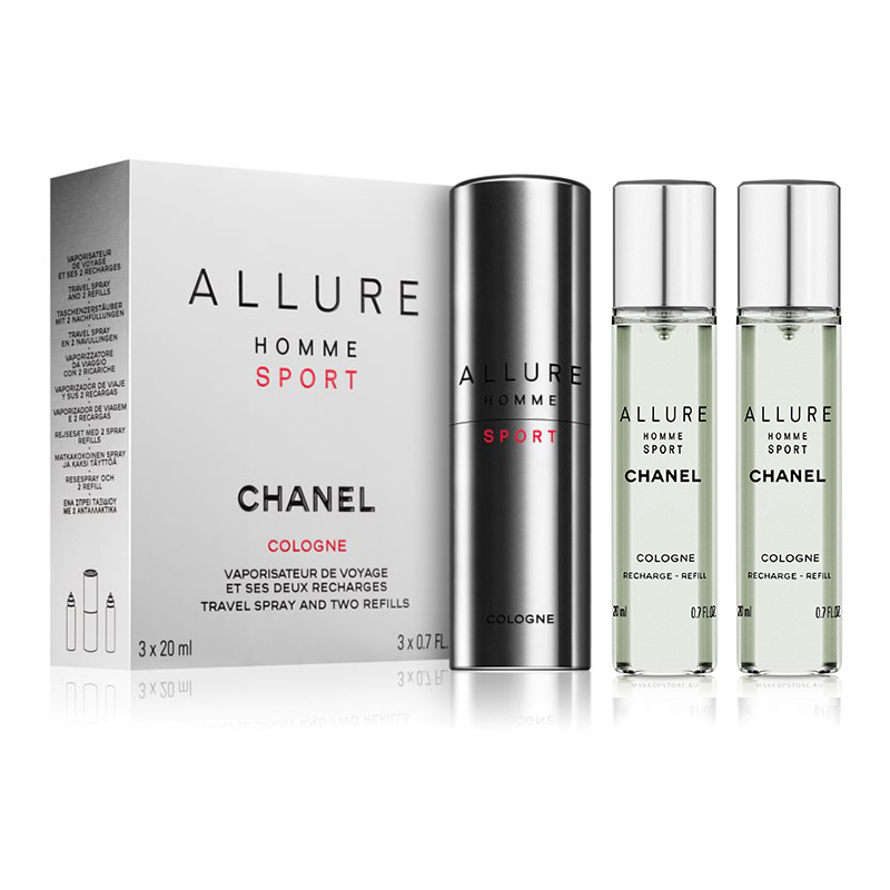 chanel香奈儿运动男士古龙淡香水3x20ml 便携装