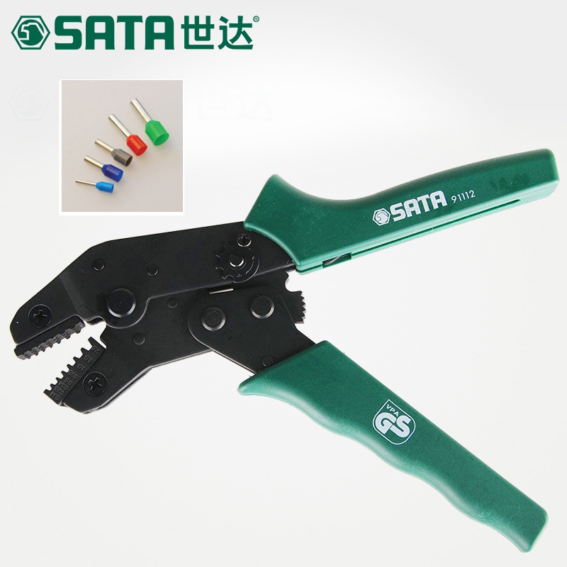 世达(sata)网络工具欧式端子压接钳手动压线钳网线钳端子钳排线钳