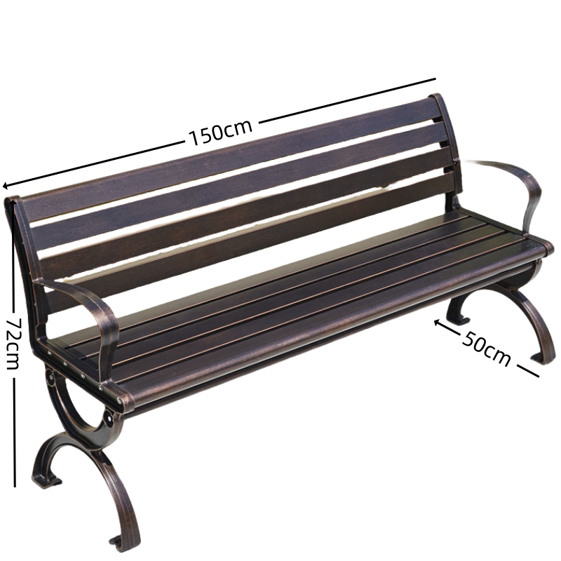 依韵珂长条椅150*50*72cm个高清大图