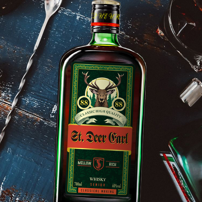 圣鹿伯爵威士忌洋酒40度700ml