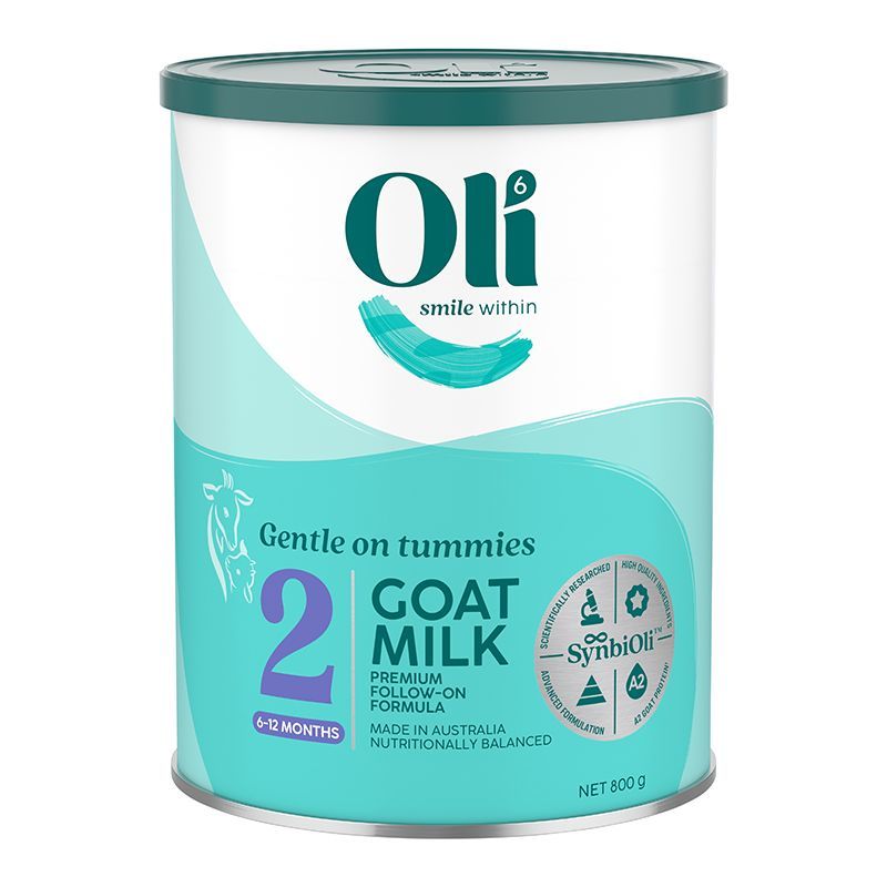 保税发-澳洲颖睿(OLI6)亲和乳元gHMO婴幼儿羊奶粉2段800g/罐装澳洲进口婴幼儿二段奶粉含DHA叶黄素