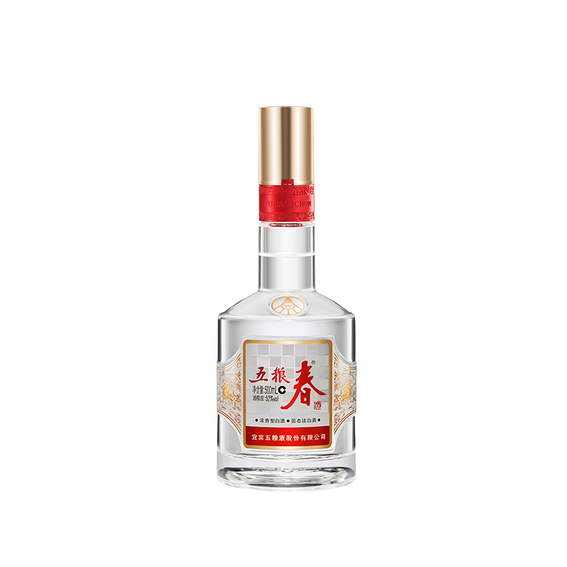 五粮液(WULIANGYE)五粮春二代菁萃版52度浓香型白酒 550ml