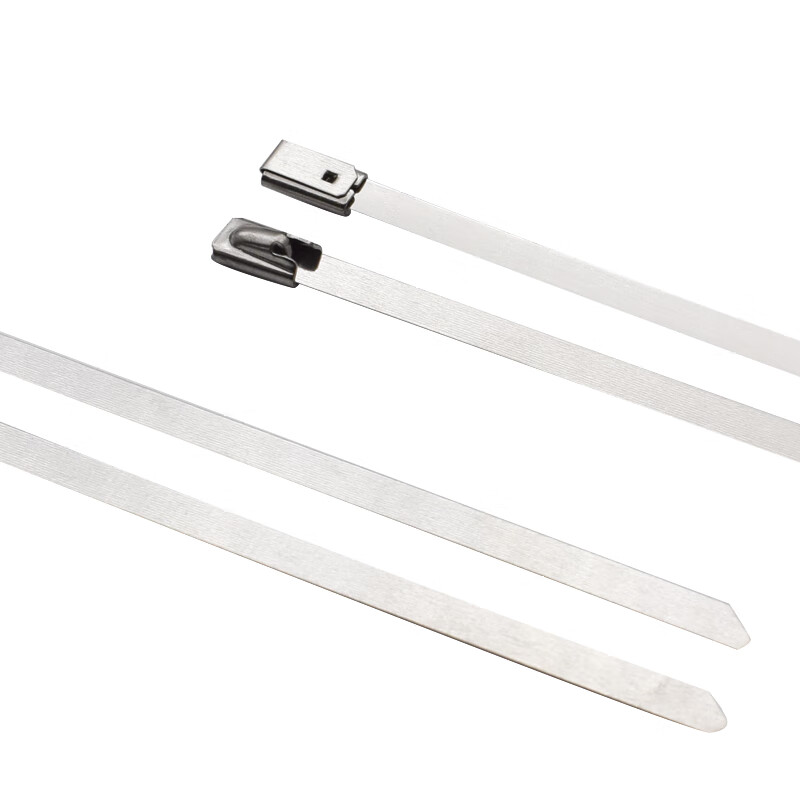 捷宇辉304不锈钢扎带自锁100根4.6*550mm/包高清大图