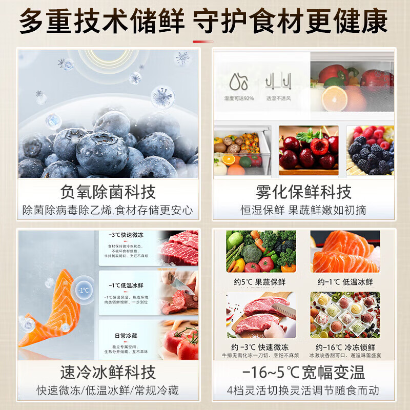 东芝 GR-RS636WI-PG1B8 636对开双开门超薄嵌入式一级变频双系统大容量无霜家用制冰冰箱 603升大白杏
