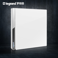罗格朗(Legrand)插座面板逸远素月白二开多控双联中途开关2开两开双开三控86型家用暗装墙壁电源开关