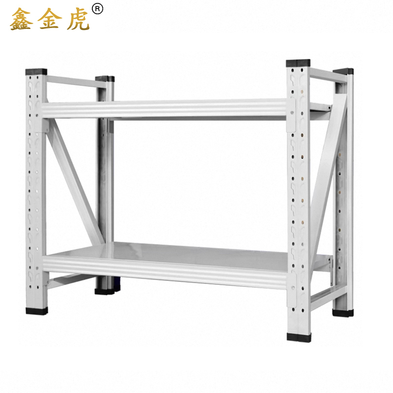 鑫金虎仓储货架铁制置物架二层每层100kg1500*500*2000mm HJ-7组高清大图