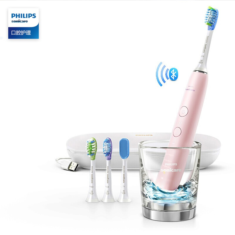 飞利浦(PHILIPS)HX9924/22 电动牙刷 蓝牙版 成人声波震动 钻石系列 单台价格