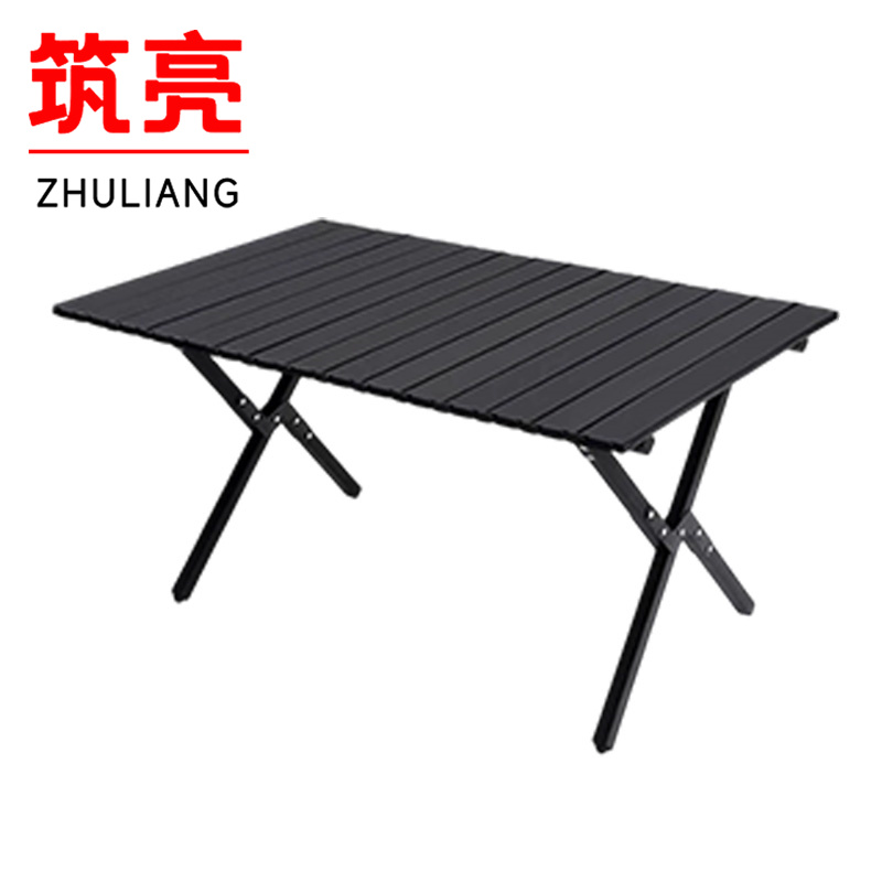 筑亮 户外桌 90*60*42cm黑 张高清大图