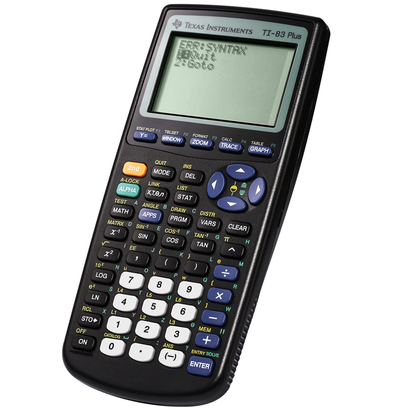 德州仪器 ti 83 plus 图形计算器 大屏绘图 sat/ap考 计算器